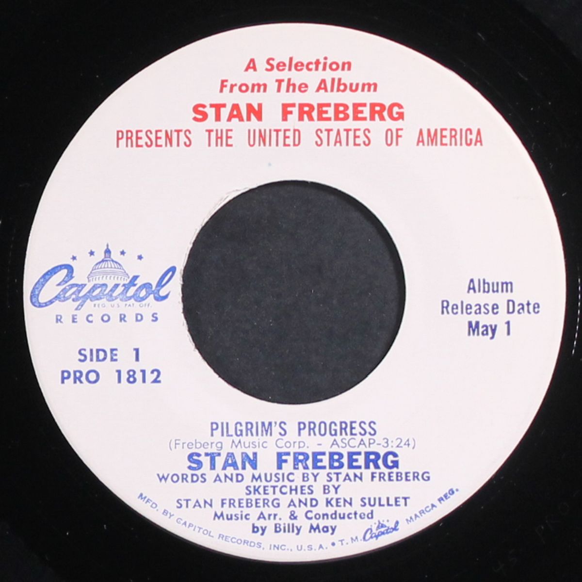 pilgrim's progress / yankee doodle go home by STAN FREBERG