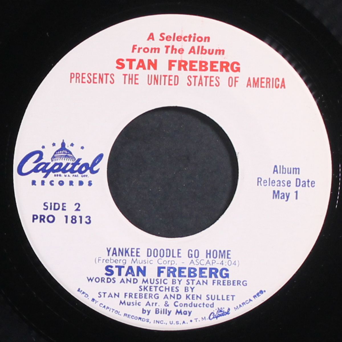 pilgrim's progress / yankee doodle go home by STAN FREBERG