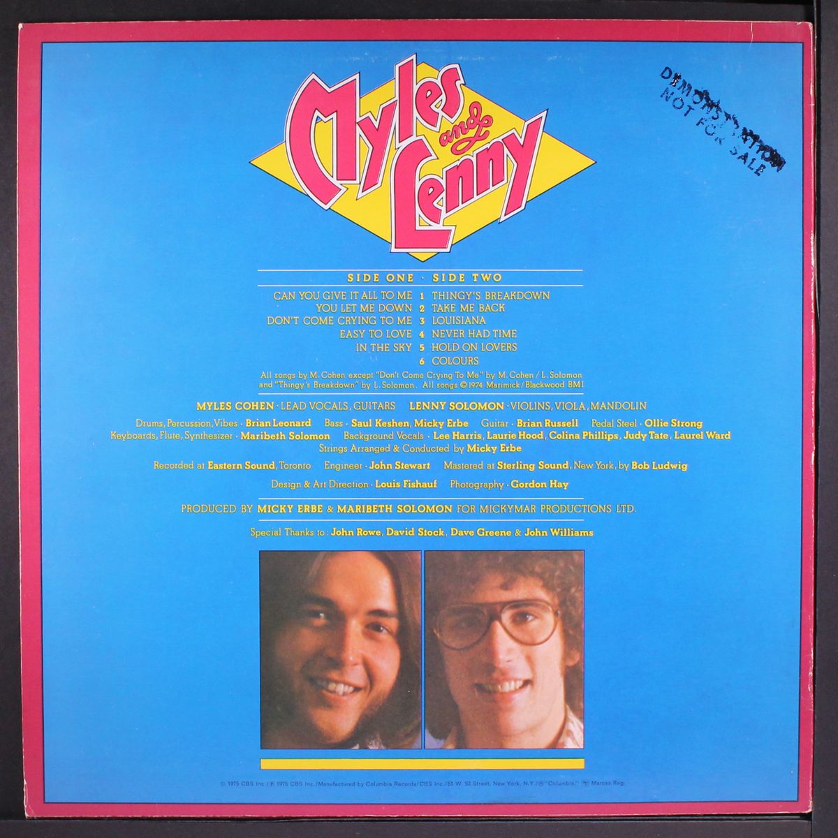 myles and lenny by MYLES & LENNY
