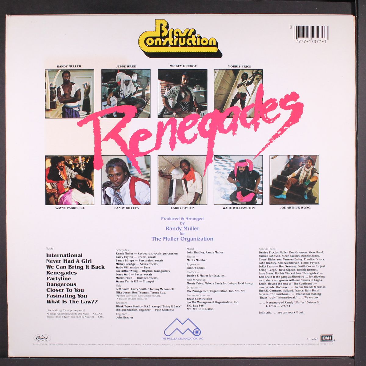 renegades by BRASS CONSTRUCTION