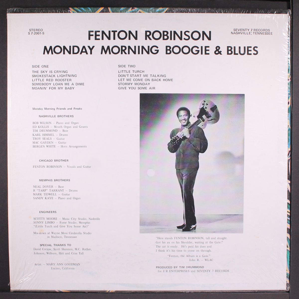 monday morning boogie & blues by FENTON ROBINSON
