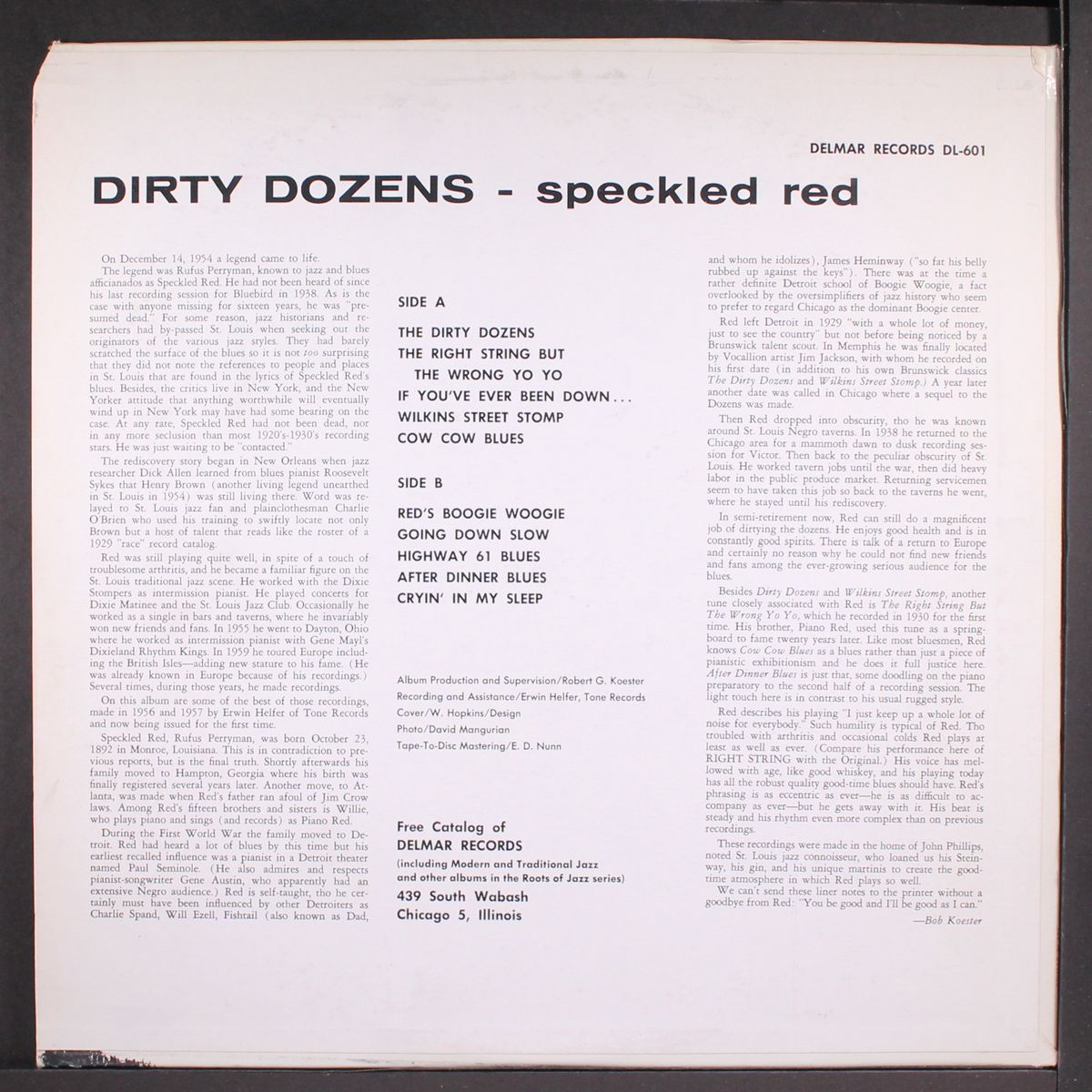 the dirty dozens by SPECKLED RED