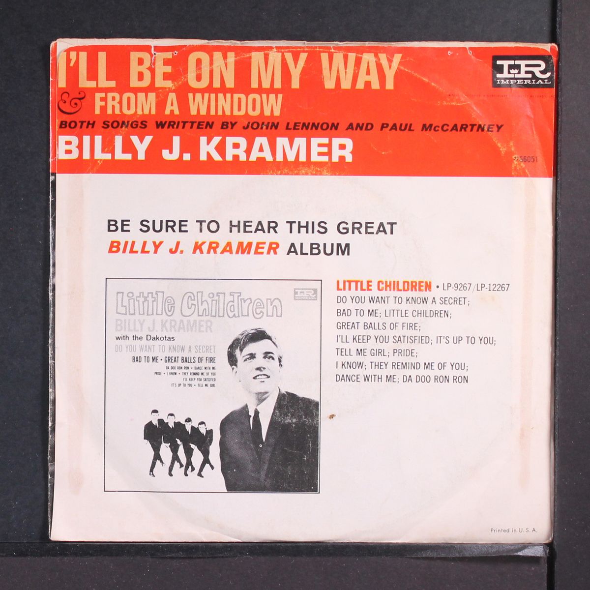from a window by BILLY J. KRAMER & DAKOTAS