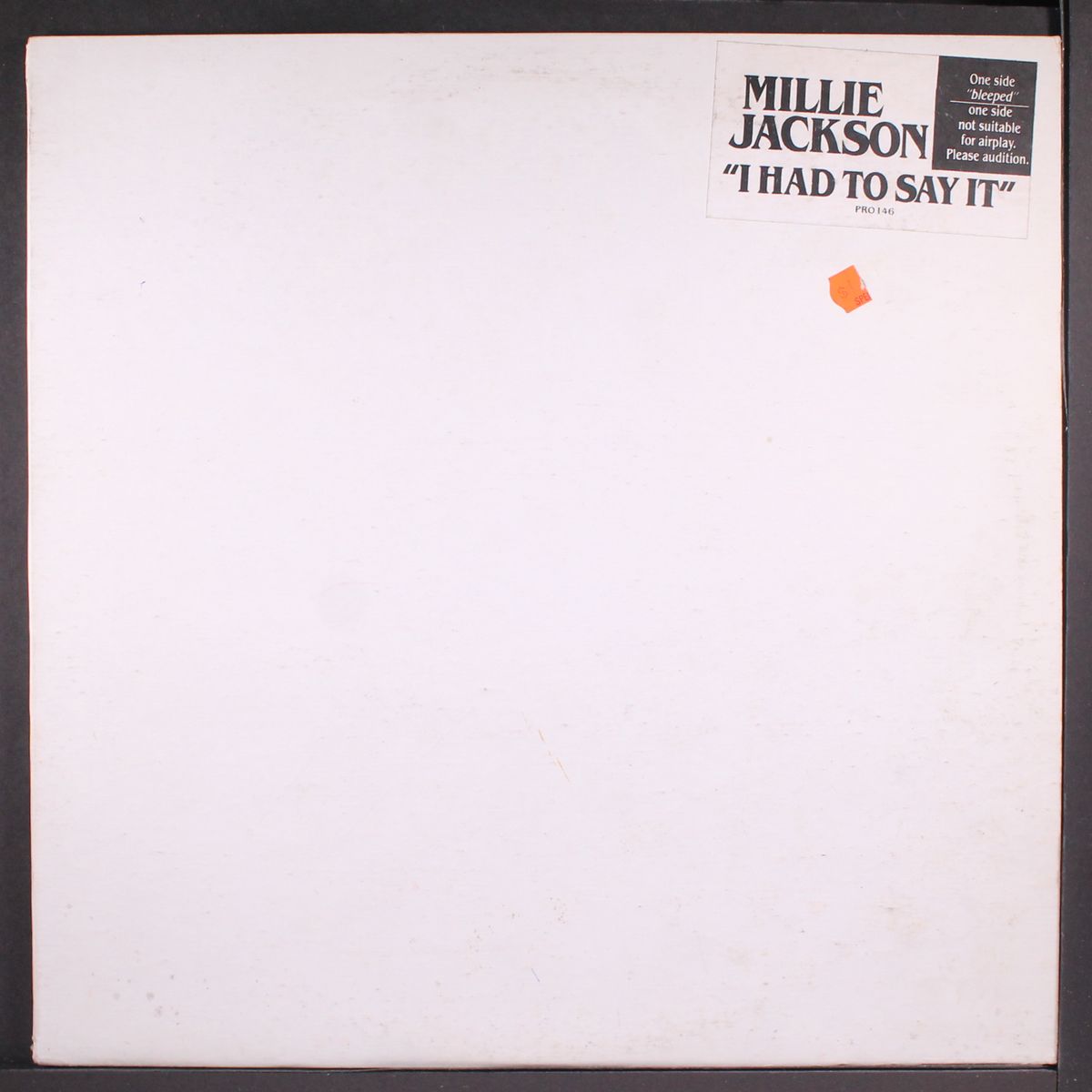 i had to say it / bleeped version by MILLIE JACKSON