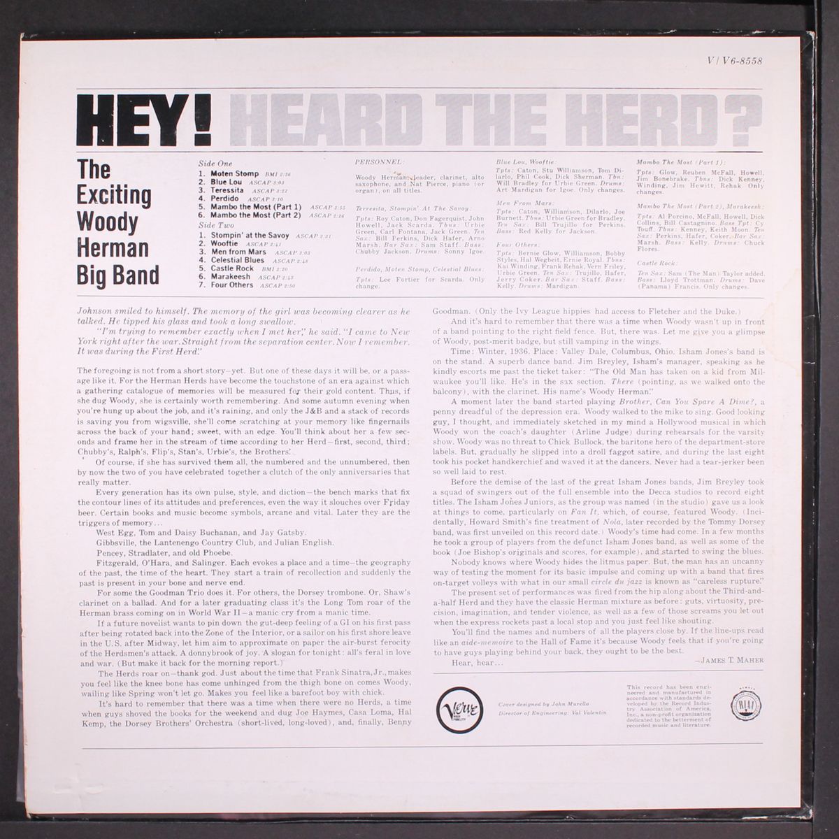 hey! heard the herd? by WOODY HERMAN