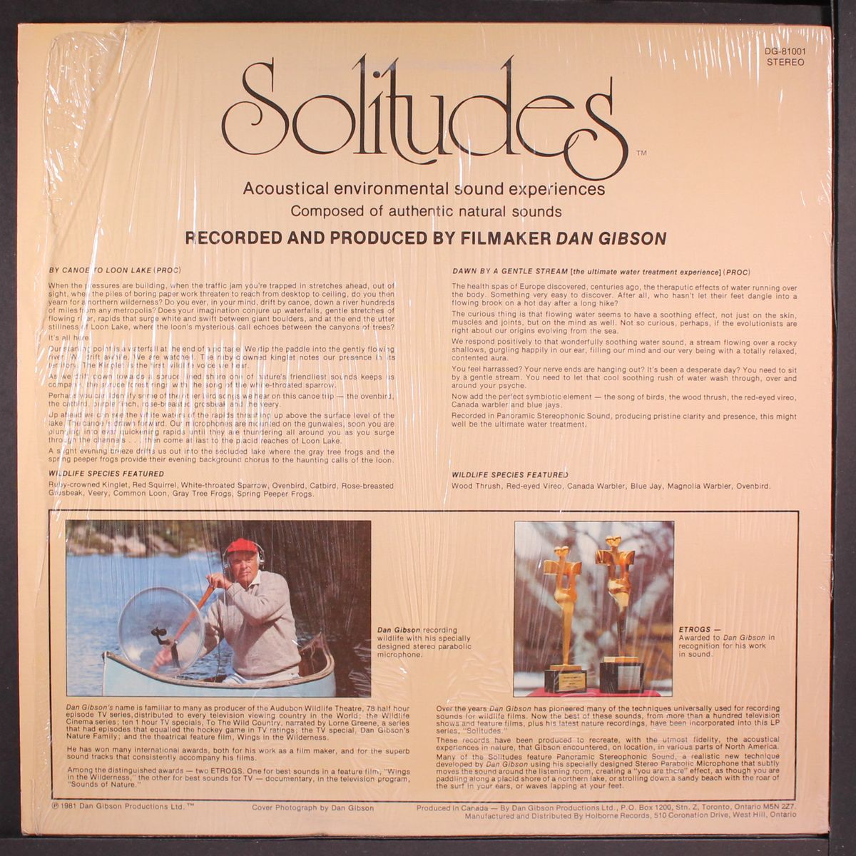 vol. 1 - by canoe to loon lake / dawn by a gentle stream by SOLITUDES
