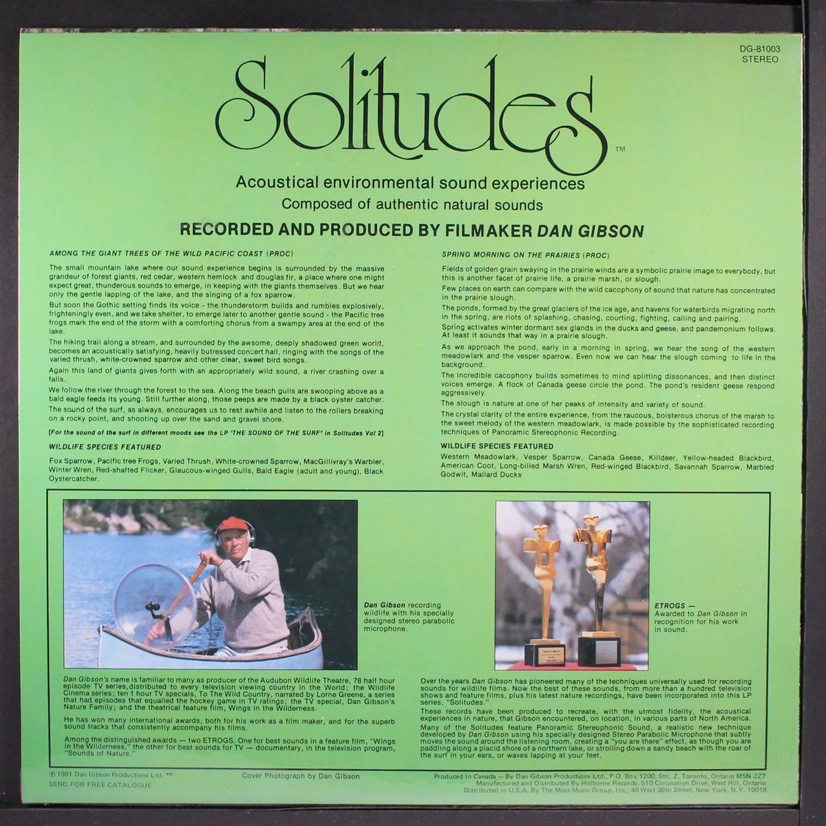 vol. 3-among the giant trees of the wild pacific coast / spring mornin by SOLITUDES
