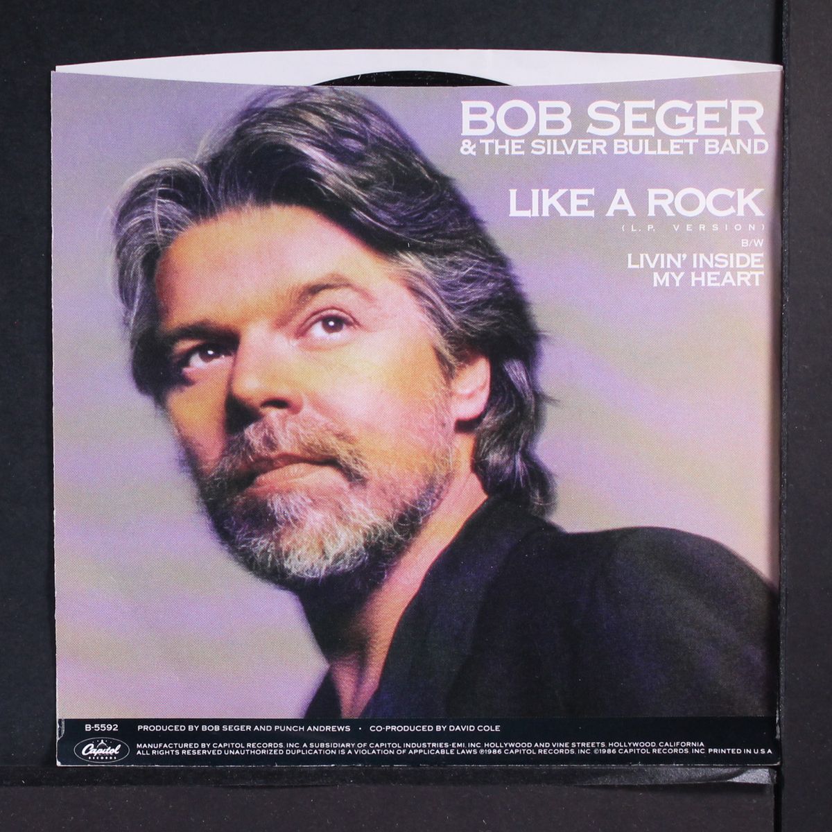 like a rock / livin' inside my heart by BOB SEGER & SILVER BULLET BAND