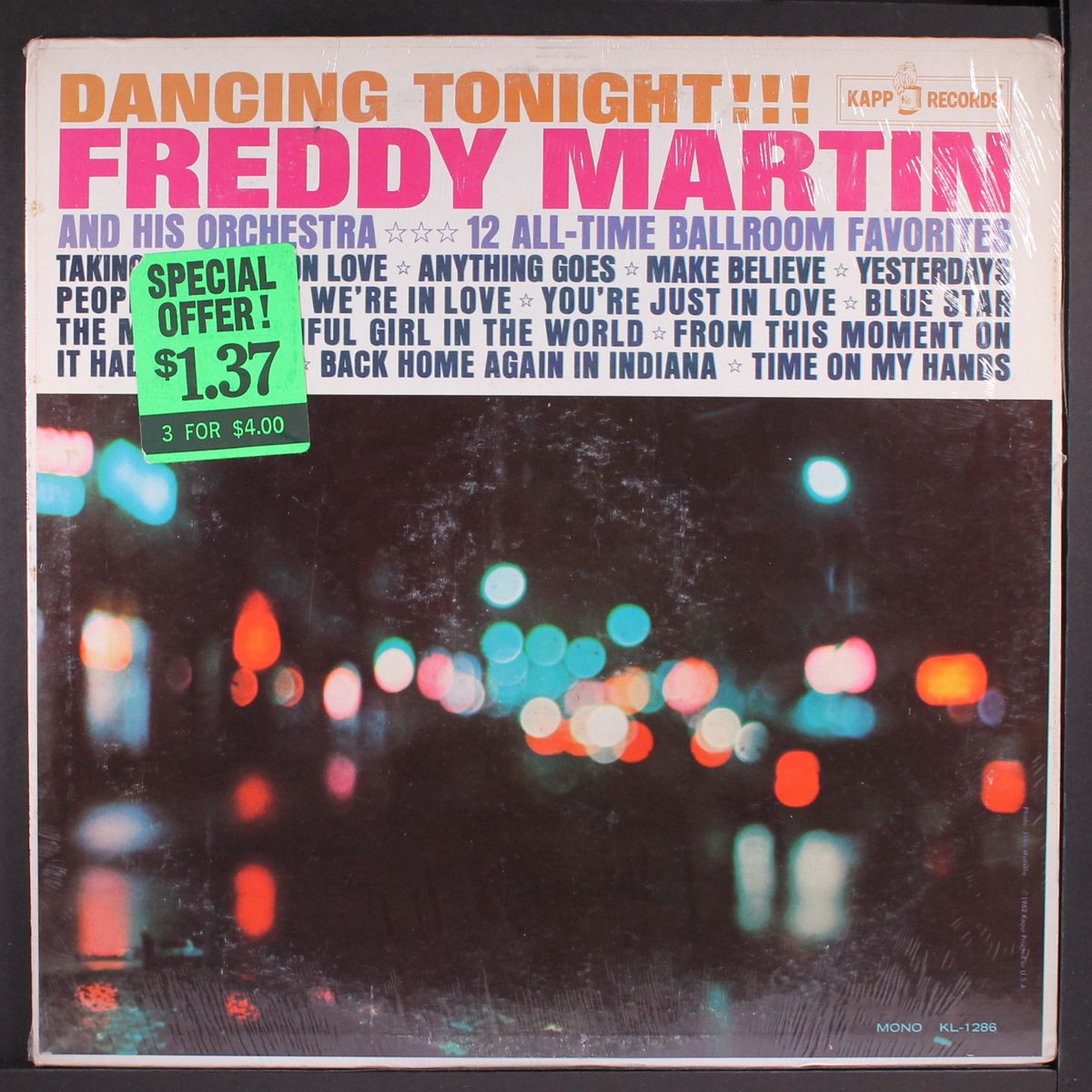 dancing tonight by FREDDY MARTIN