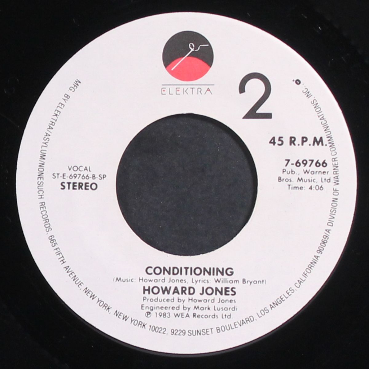 new song / conditioning by HOWARD JONES