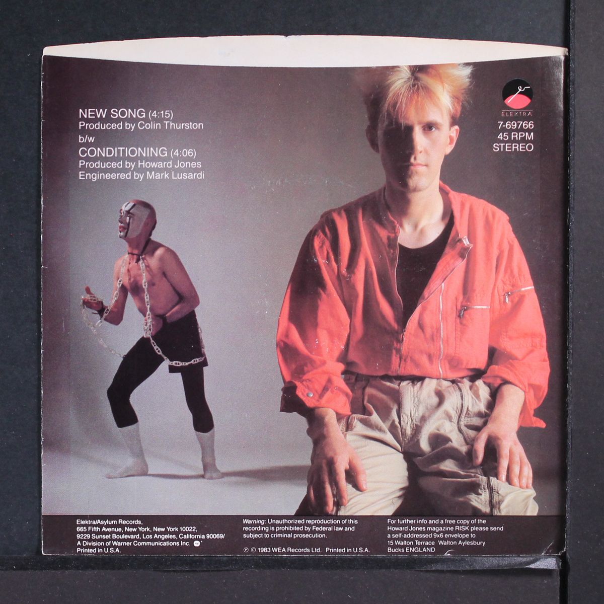 new song / conditioning by HOWARD JONES