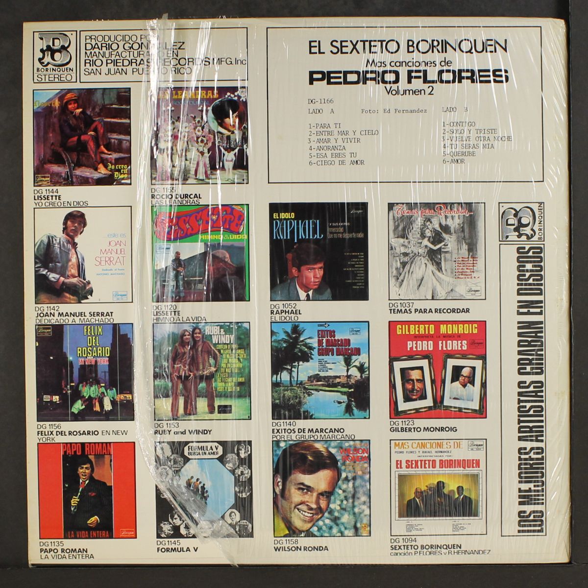 las canciones de pedro flores vol. 2 by SEXTETO BORINQUEN