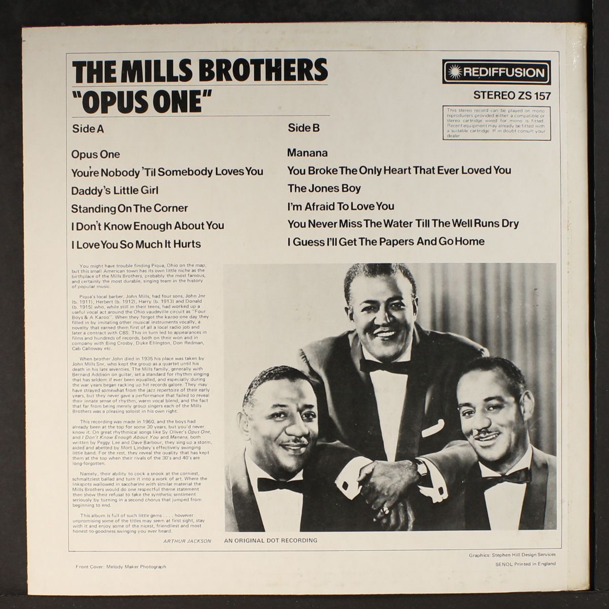 opus one by MILLS BROTHERS