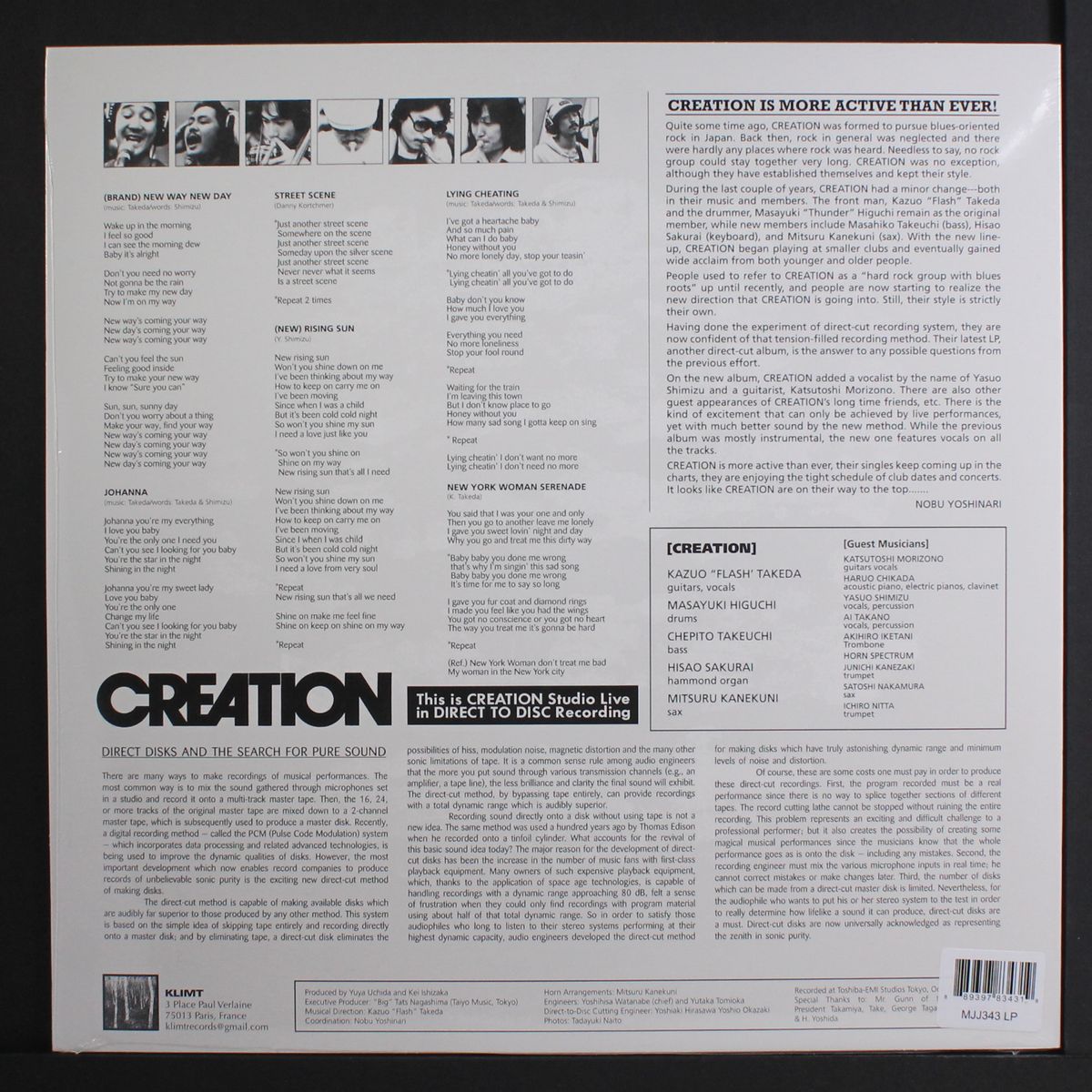 this is creation by CREATION