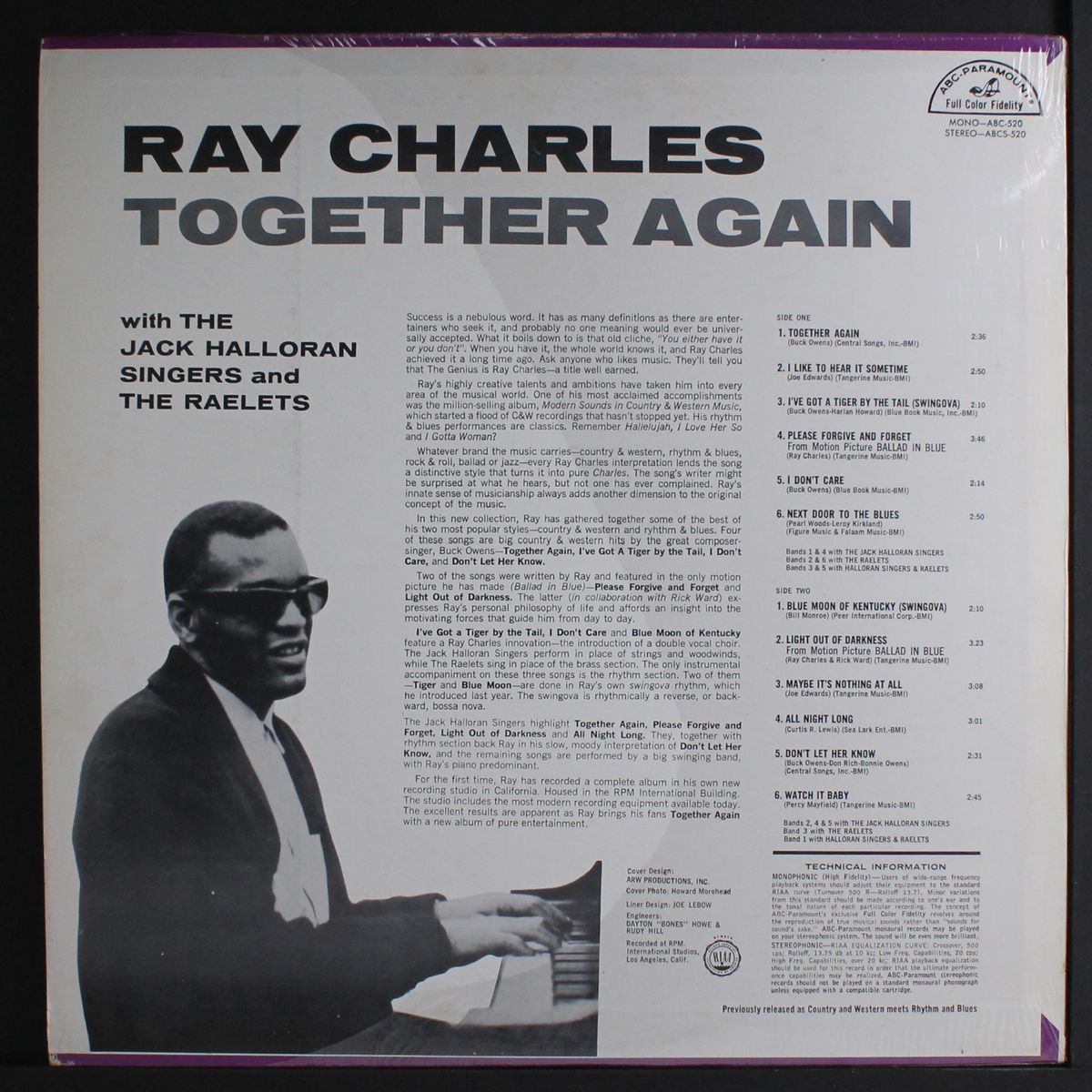 together again by RAY CHARLES