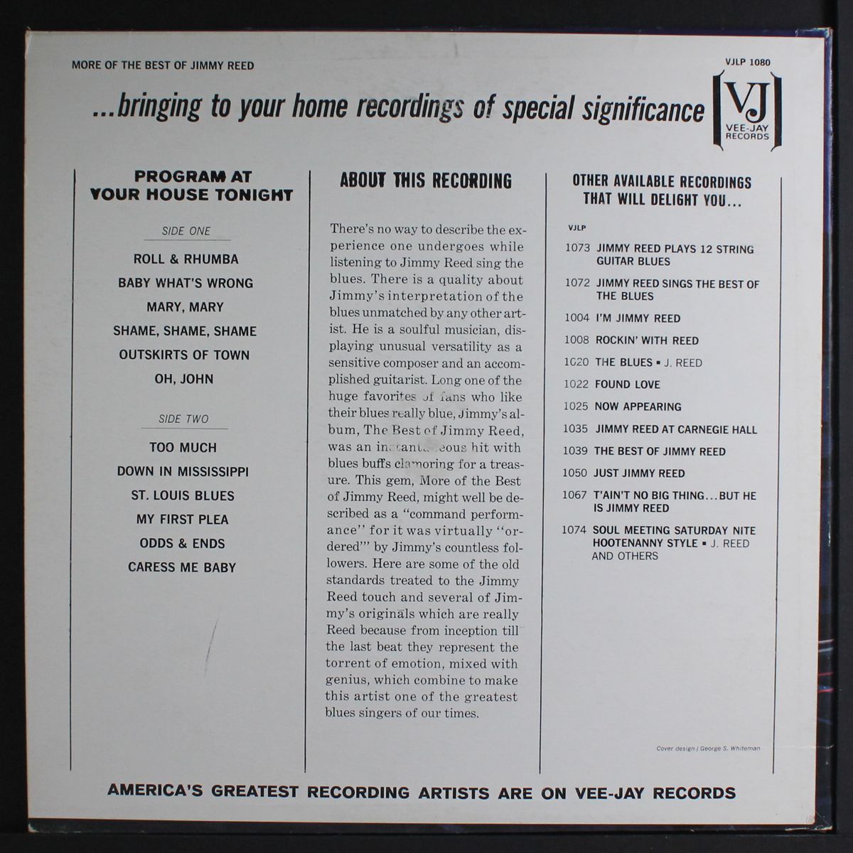 with more of the best by JIMMY REED