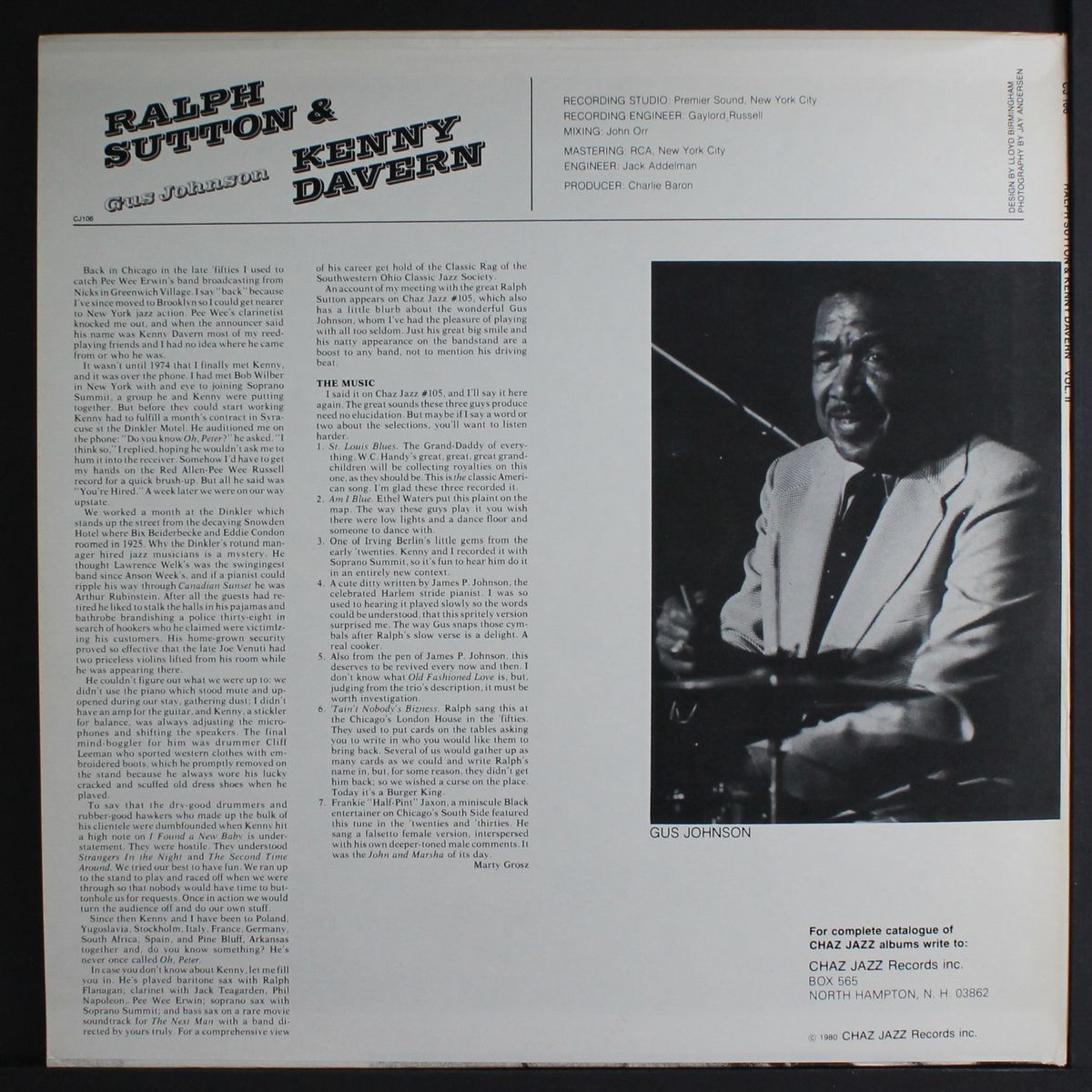 ralph sutton & kenny davern, vol. 2 by RALPH SUTTON & KENNY DAVERN