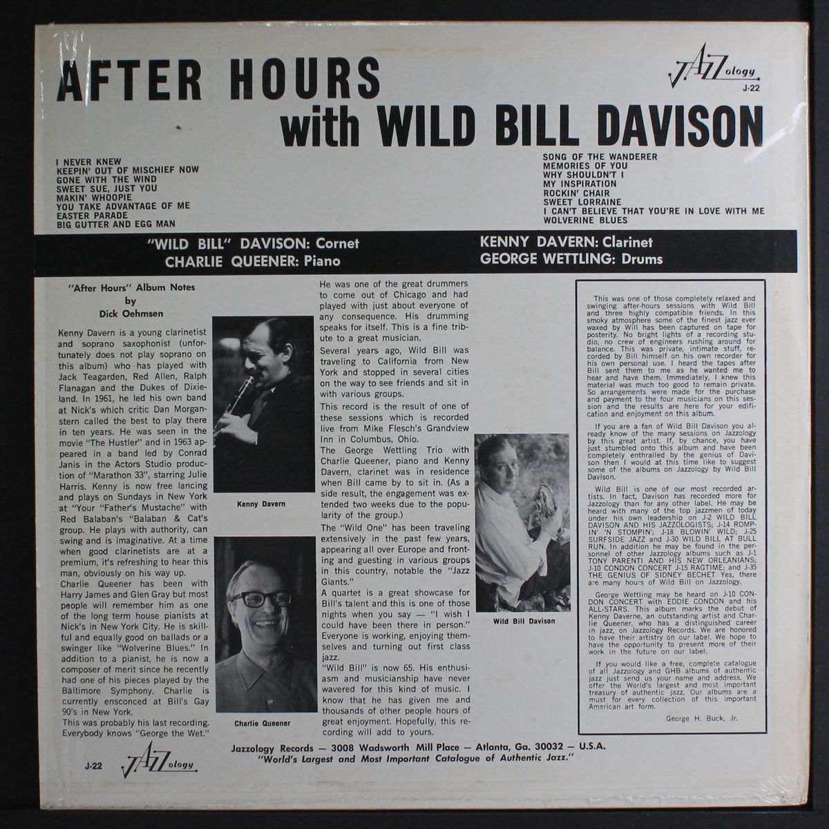 after hours by WILD BILL DAVISON
