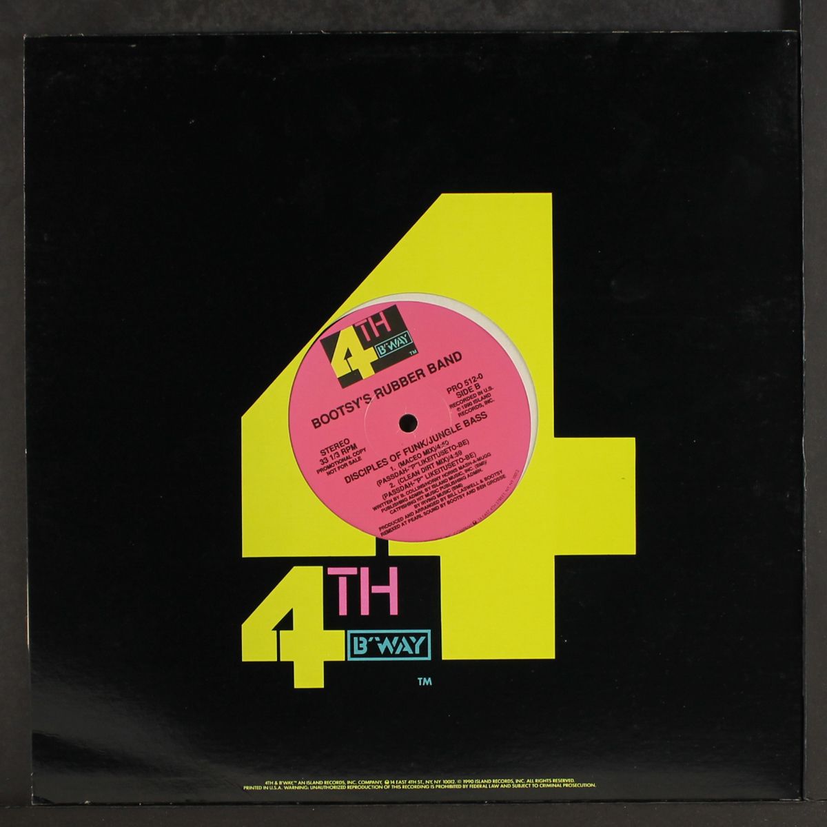 disciples of funk/jungle bass by BOOTSY'S RUBBER BAND