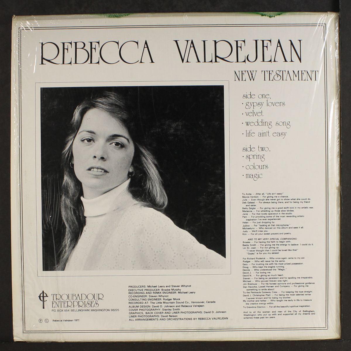 new testament by REBECCA VALREJEAN