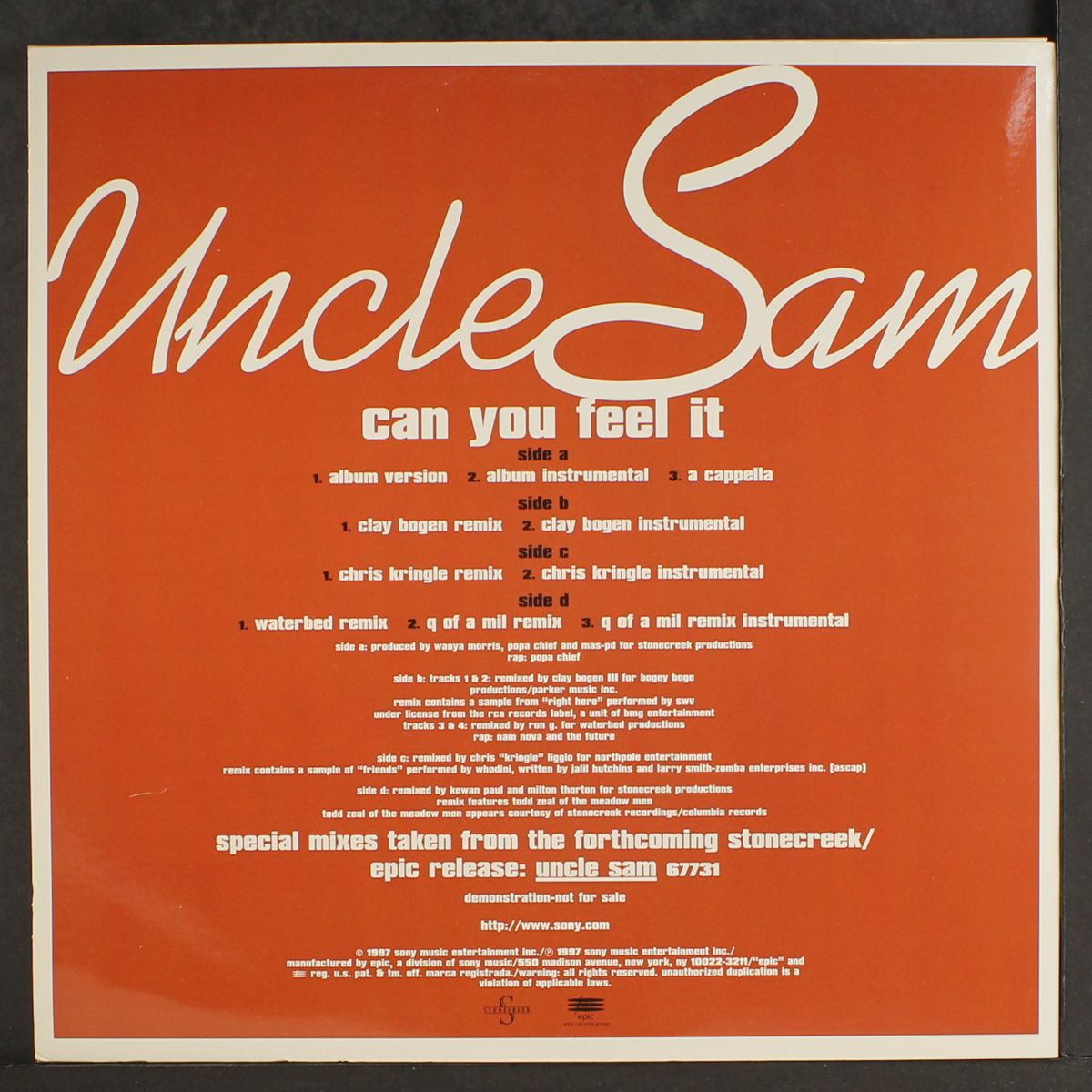 can you feel it by UNCLE SAM