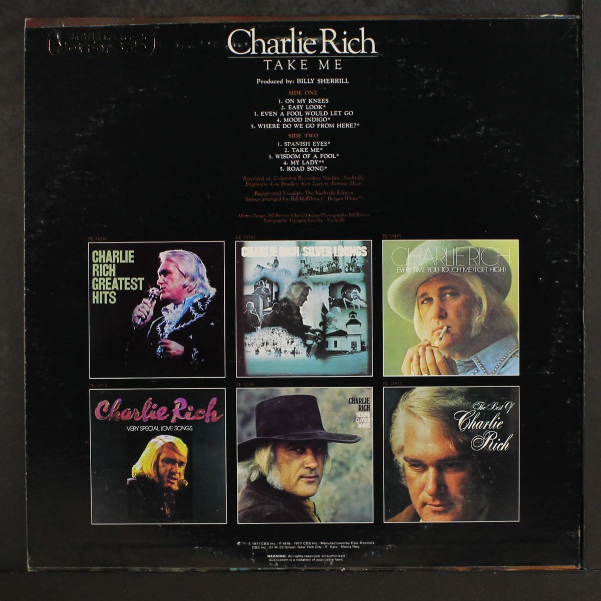 take me by CHARLIE RICH
