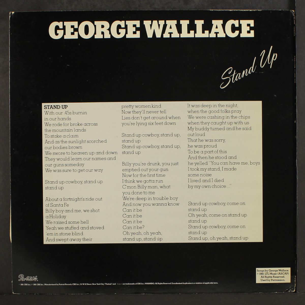 back at seventeen by GEORGE WALLACE