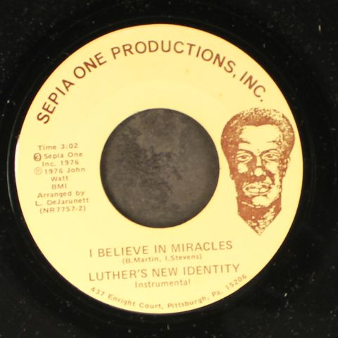 BUTCH MARTIN & SEPIA ONE / LUTHER'S NEW IDENTITY