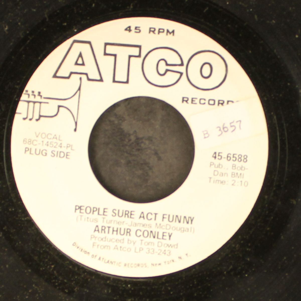 people sure act funny / burning fire by ARTHUR CONLEY