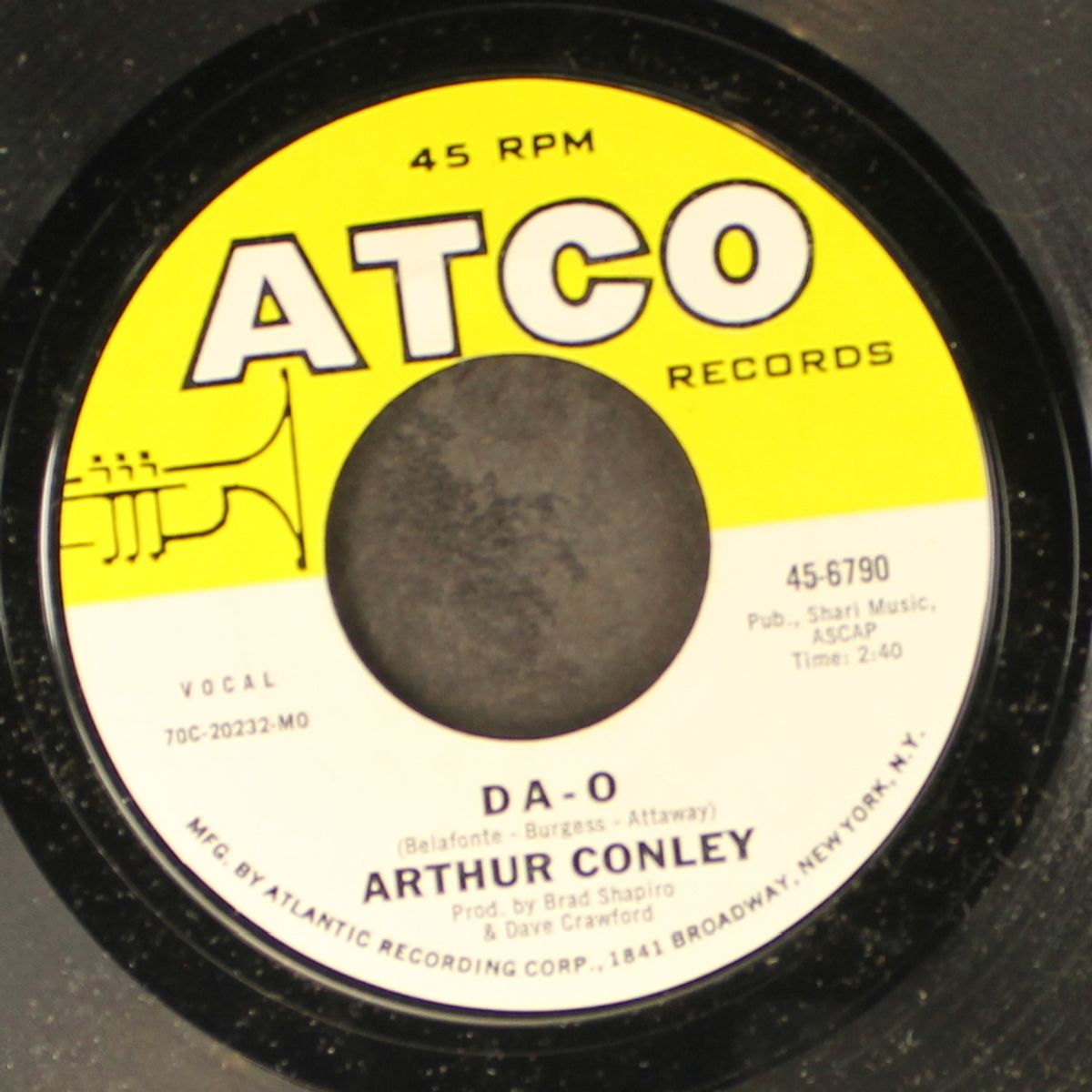 da-o / nobody's fault but mine by ARTHUR CONLEY