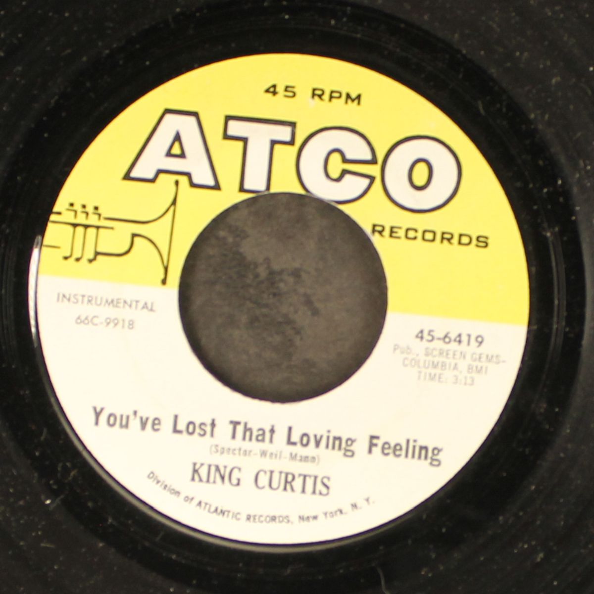 make the world go away / you've lost that loving feeling by KING CURTIS