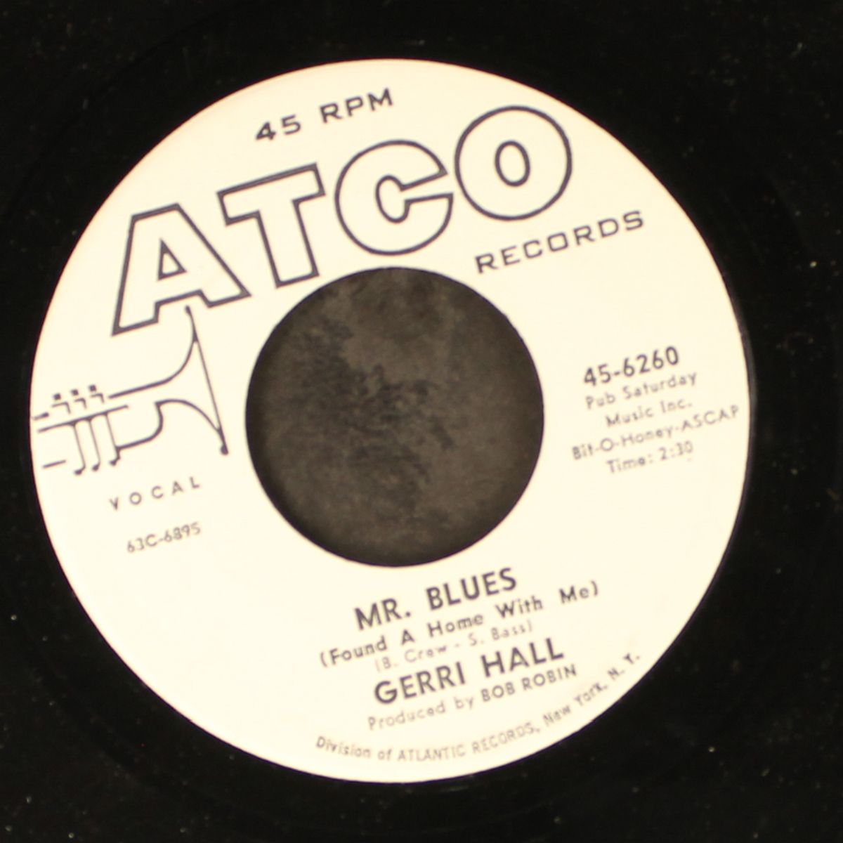 i cried a tear / mr. blues by GERRI HALL