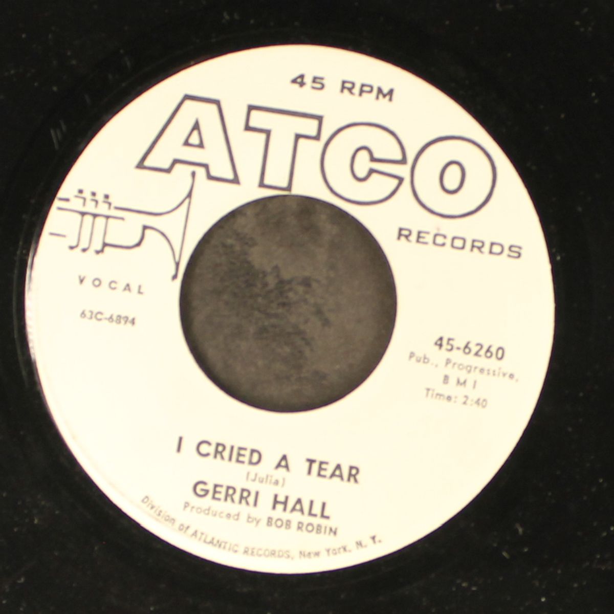 i cried a tear / mr. blues by GERRI HALL