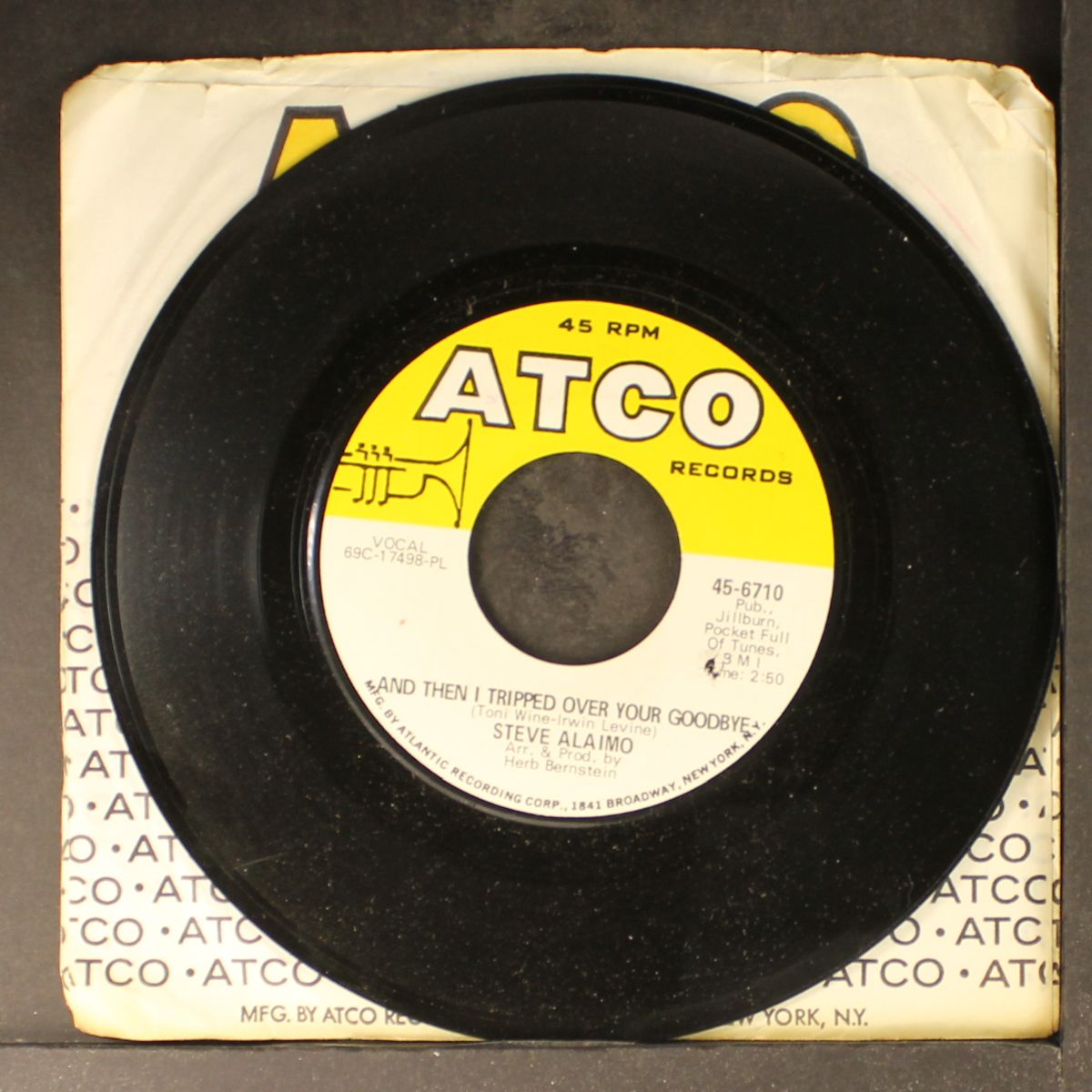 and then i tripped over your goodbye / one woman by STEVE ALAIMO