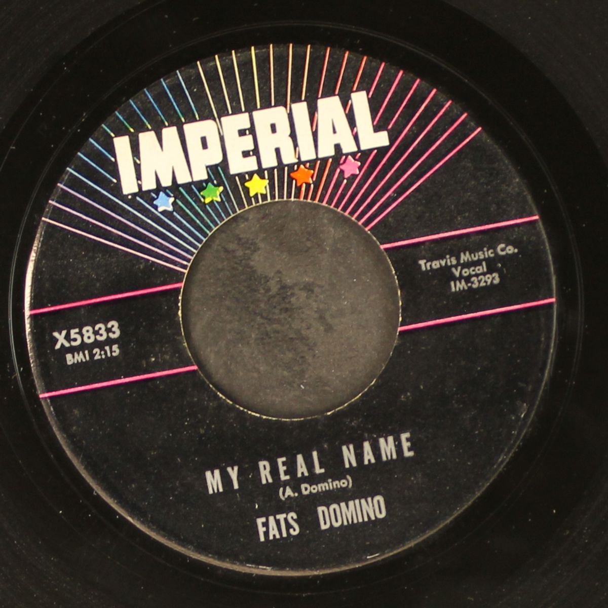 my real name / my heart is bleeding by FATS DOMINO