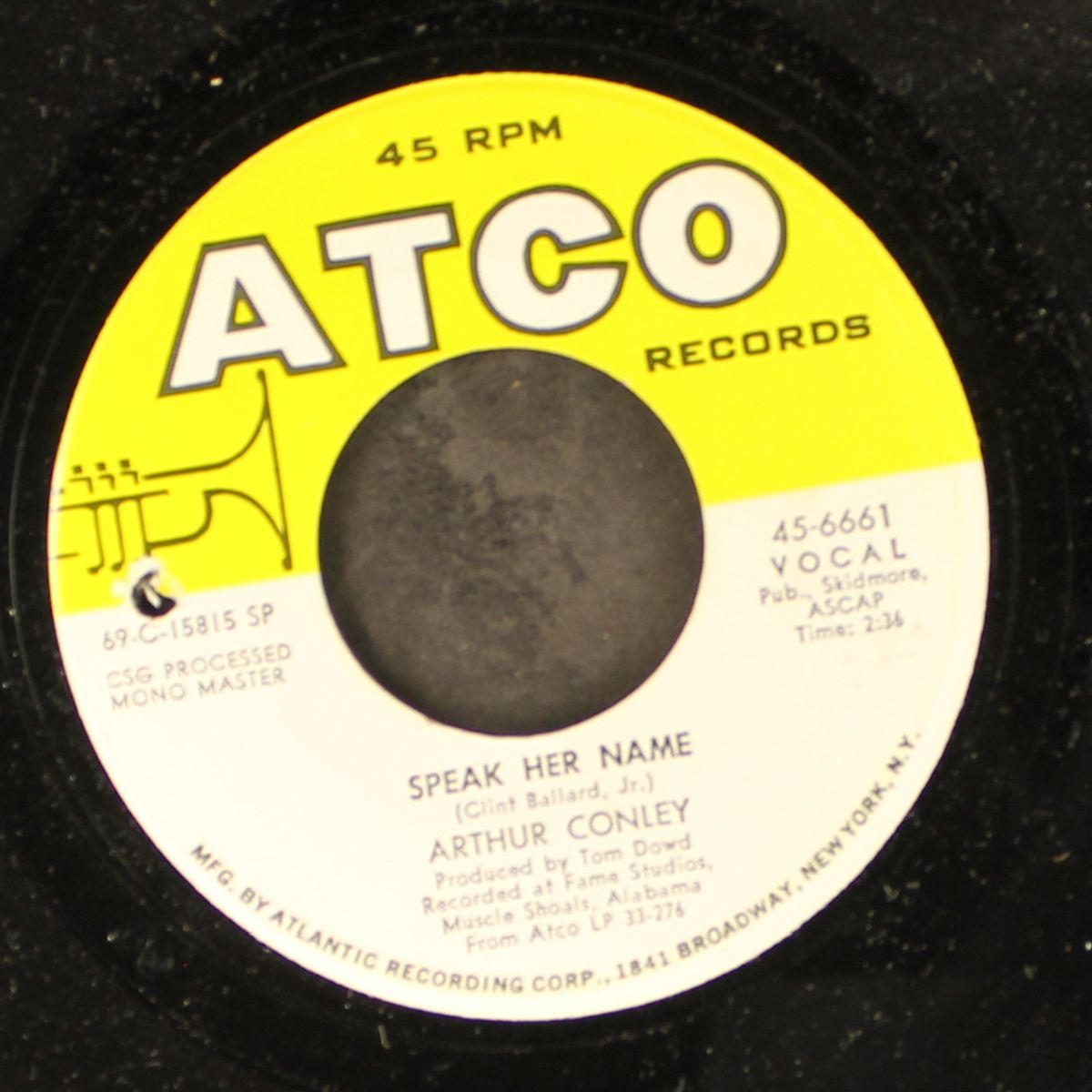 speak her name / run on by ARTHUR CONLEY