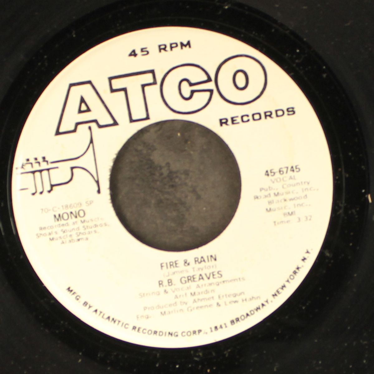 ballad of leroy / fire & rain by R.B. GREAVES