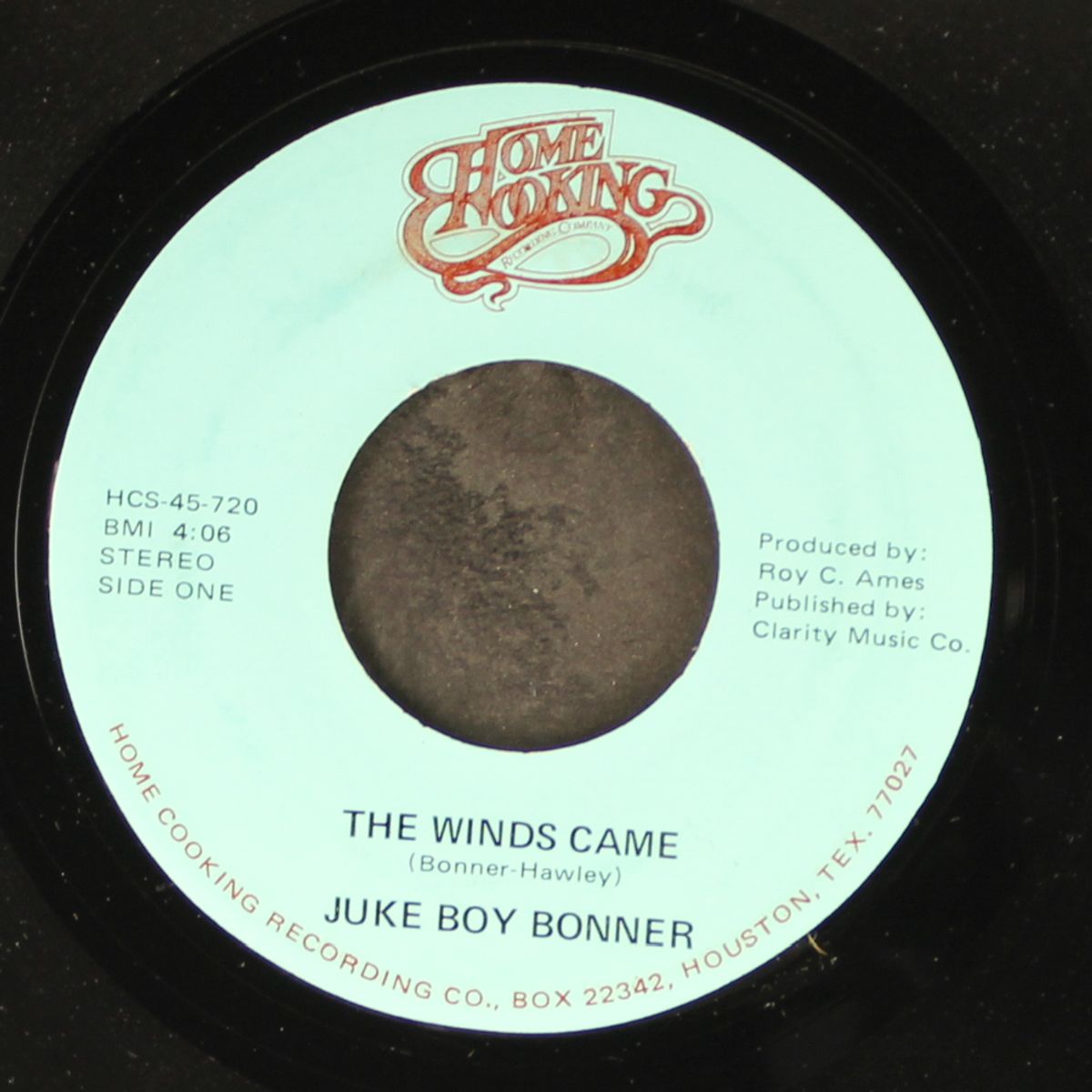 the winds came / six over ten by JUKE BOY BONNER