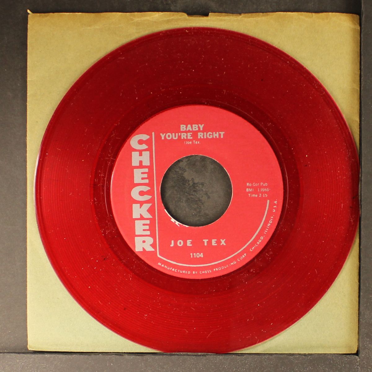 baby you're right / all i could do was cry, part 2 by JOE TEX