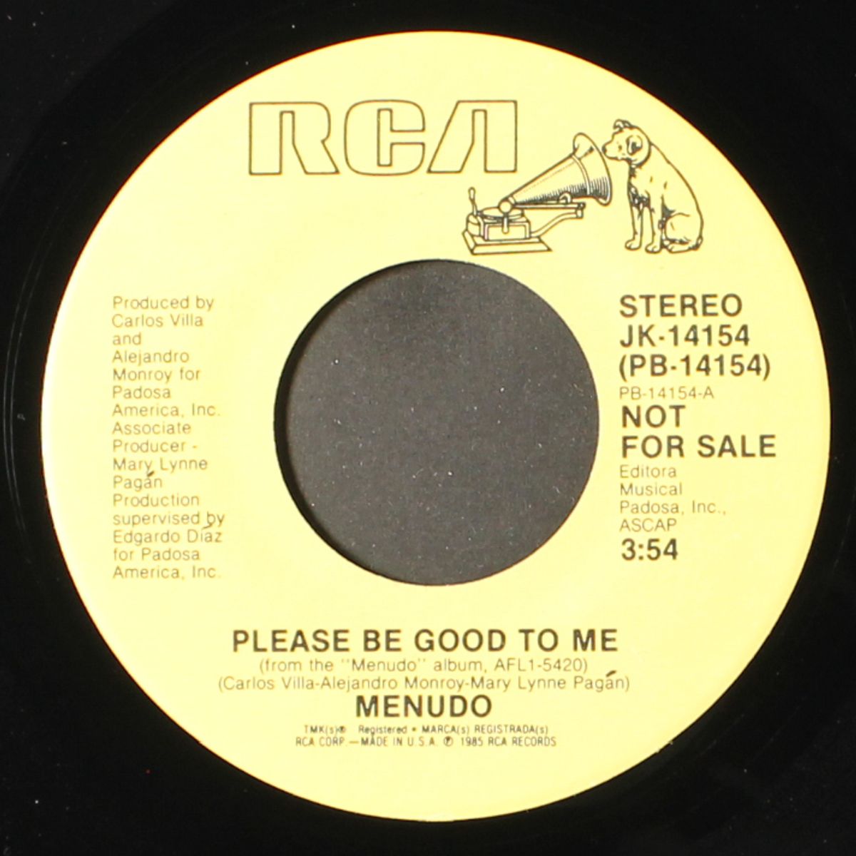 please be good to me / same by MENUDO