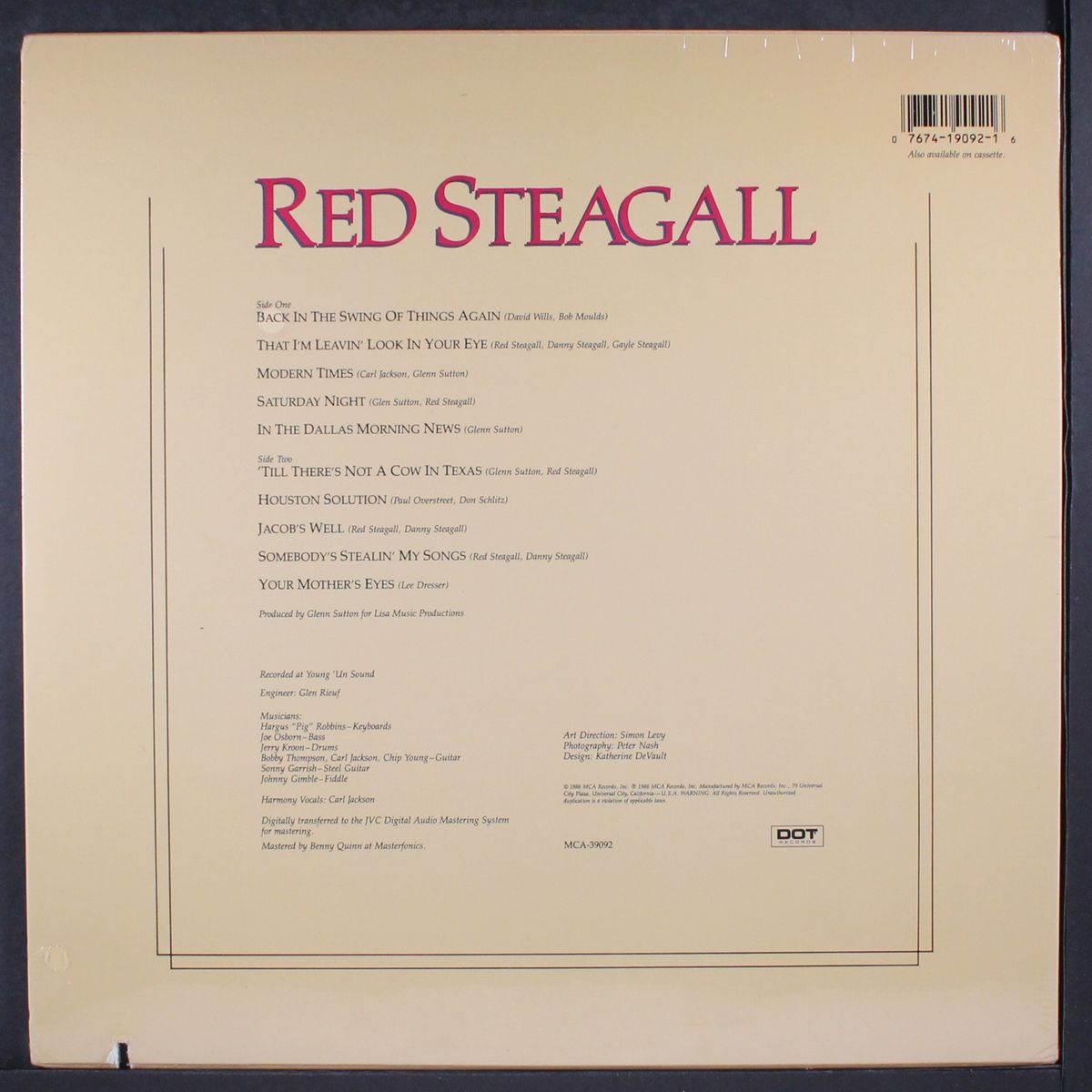 red steagall by RED STEAGALL