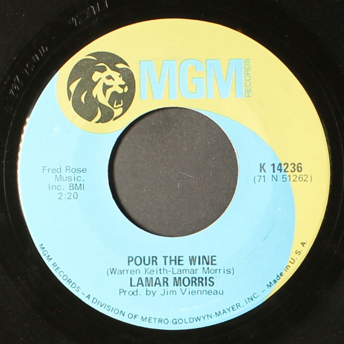 if you love me / pour the wine by LAMAR MORRIS