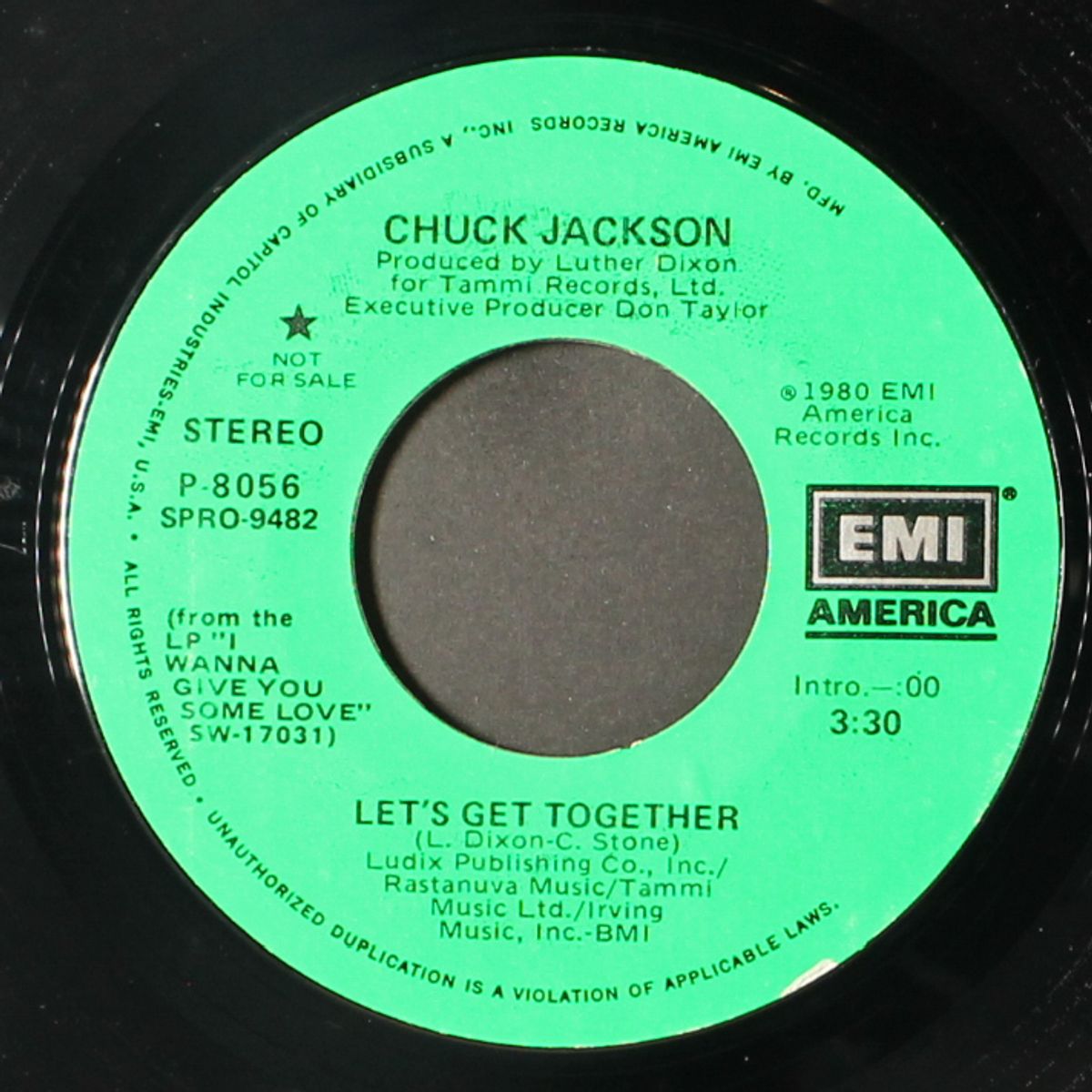 let's get together / same by CHUCK JACKSON
