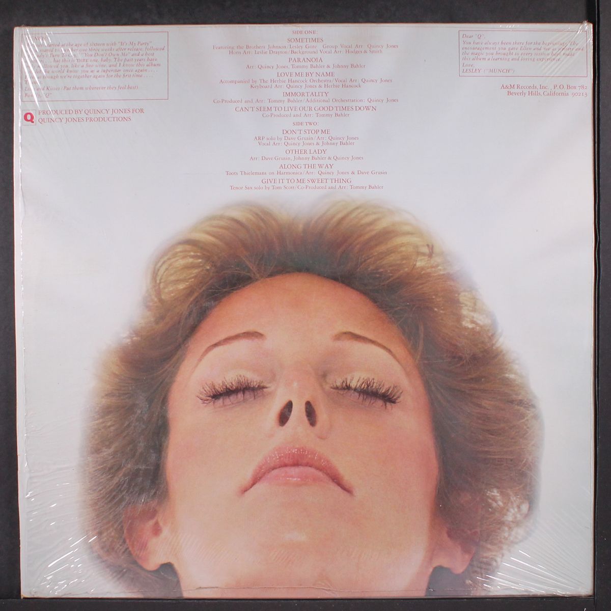 love me by name by LESLEY GORE