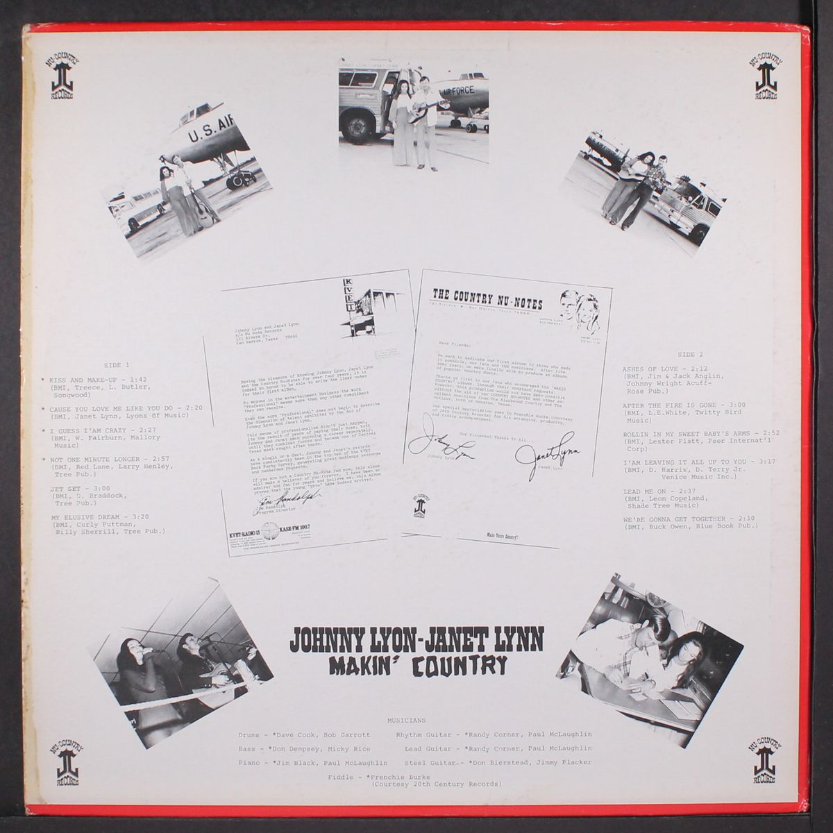 makin' country by JOHNNY LYON & JANET LYNN