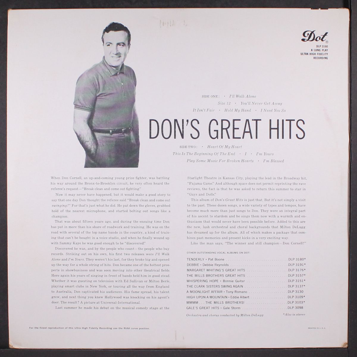 don's great hits! by DON CORNELL