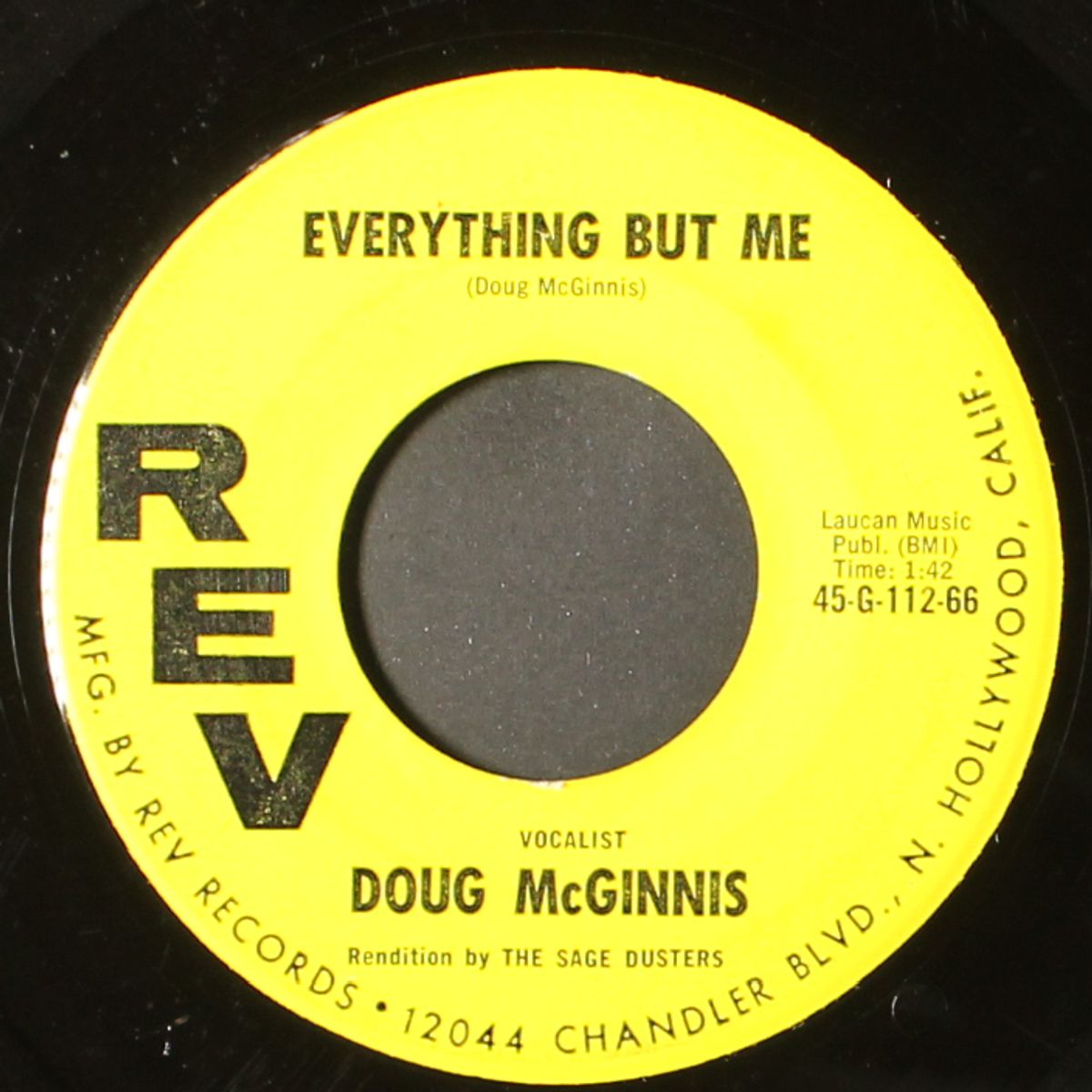moon over texas / everything but me by DOUG MCGINNIS