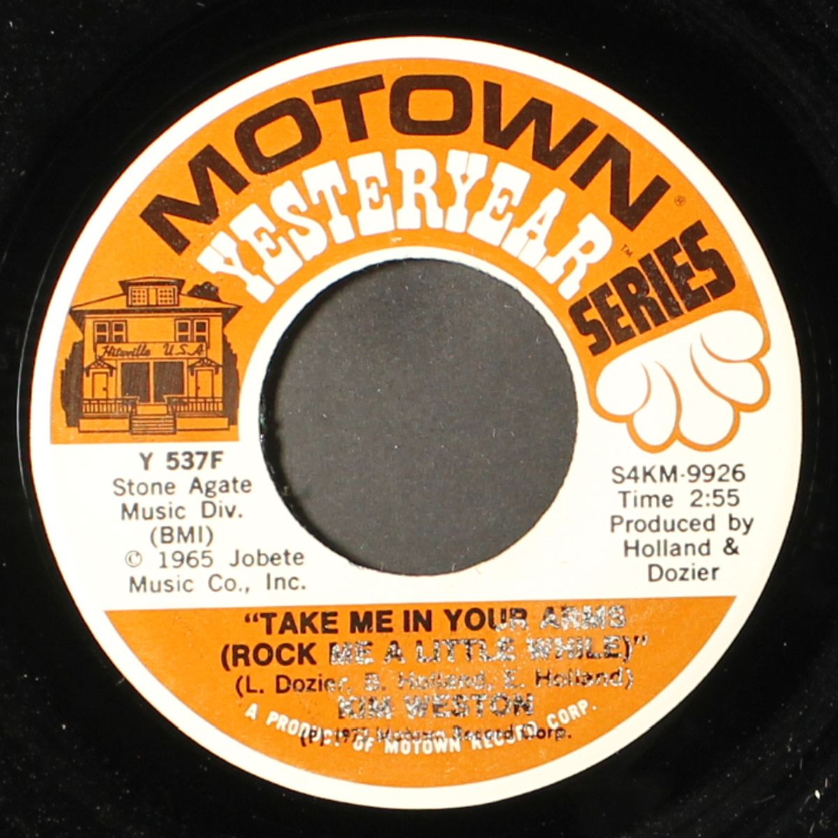take me in your arms (rock me a little while) / a thrill a moment by KIM WESTON
