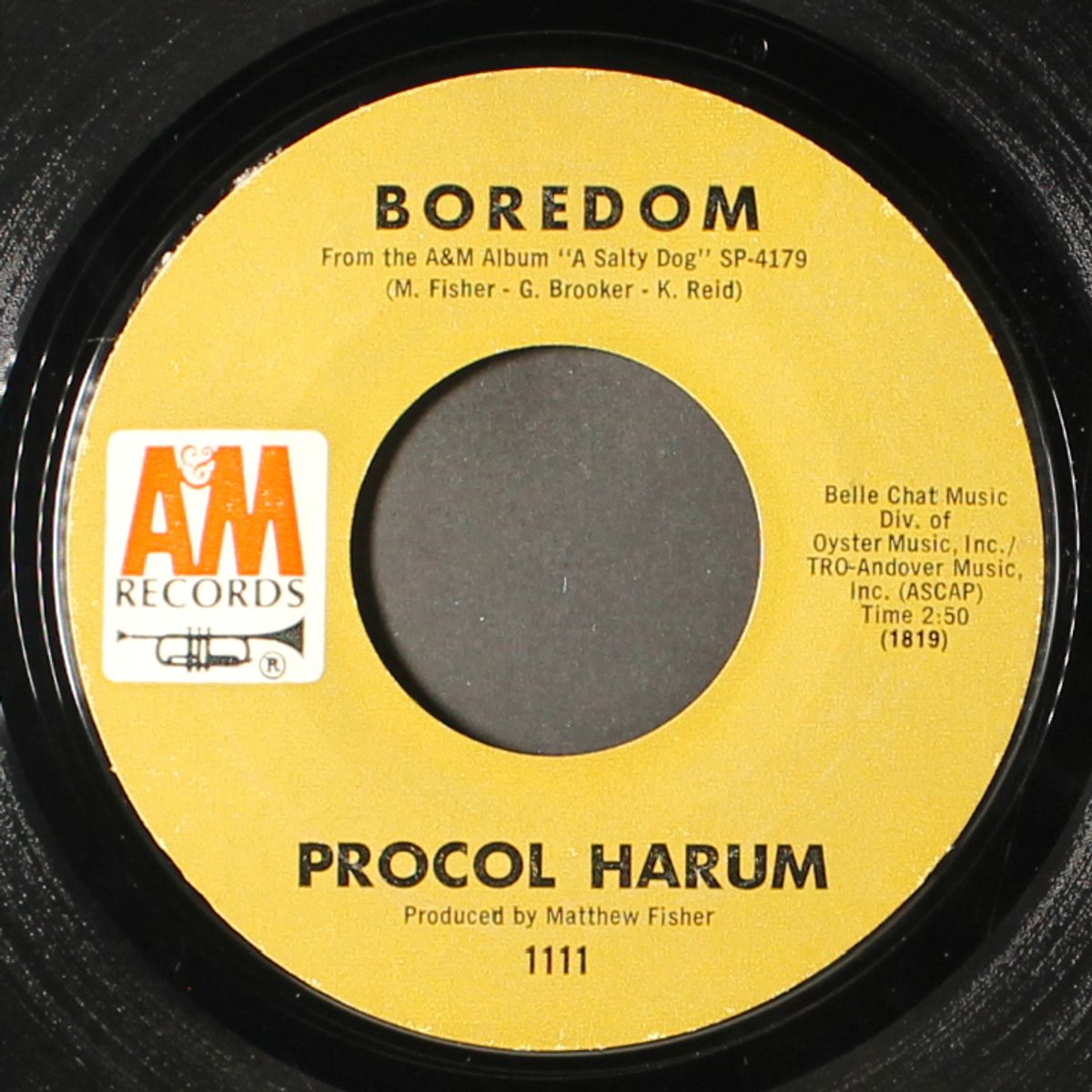 boredom / the devil came from kansas by PROCOL HARUM