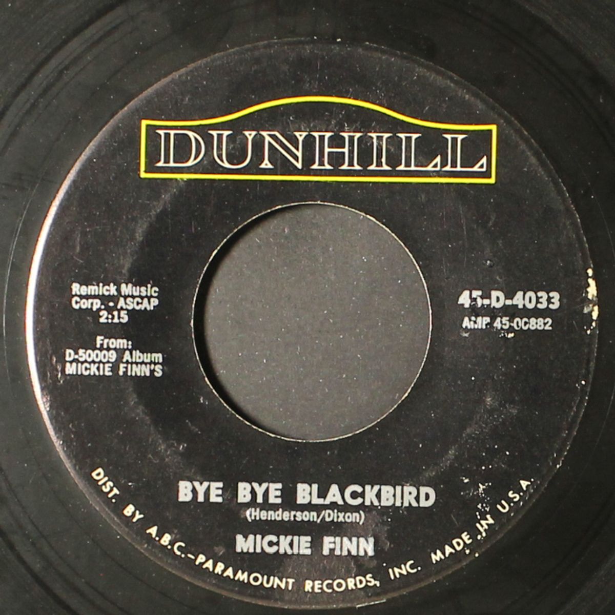 bye bye blackbird / side by side by MICKIE FINN